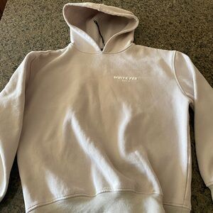 White Fox Boutique Cream Hoodie